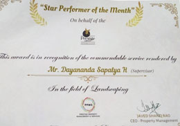 Recognition Certificate